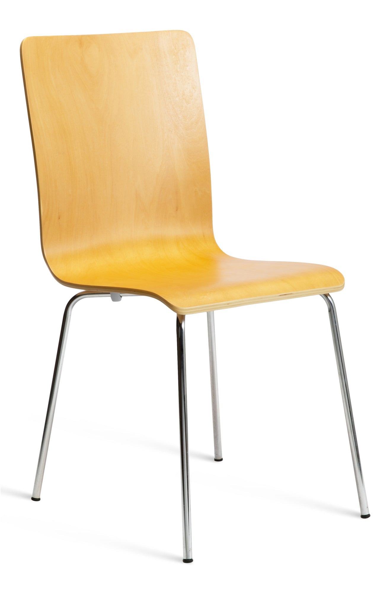 1 Madison Natural & Chrome Dining Chair