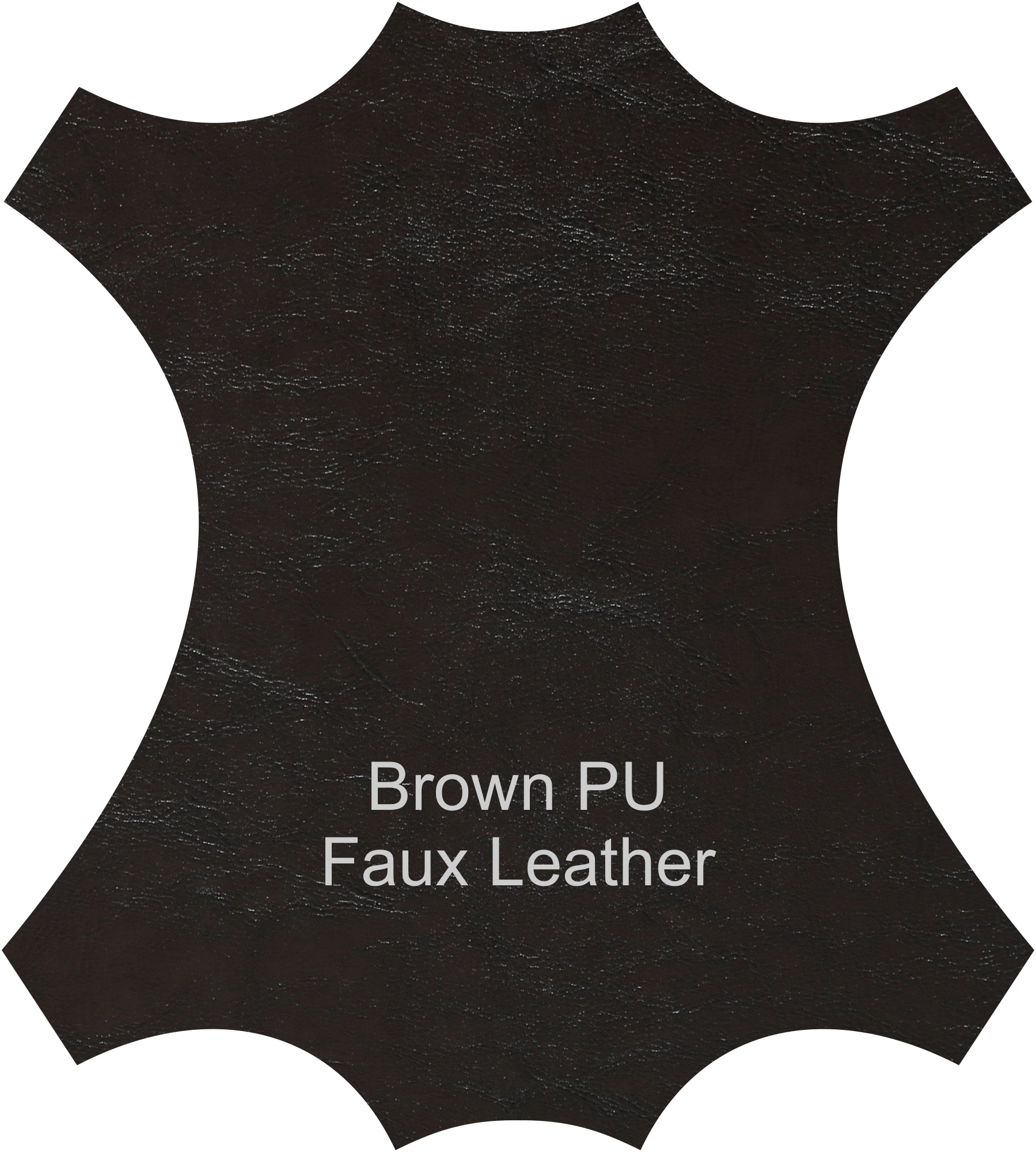 Brown Torino Faux Leather Dining Chairs Swatch