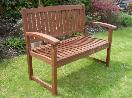 Henley Hardwood 2 Seat Garden Bench