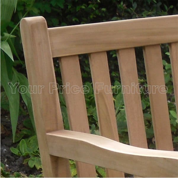 Java 2 Seat Teak Bench Detail