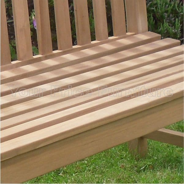 Java 2 Seat Teak Bench Detail