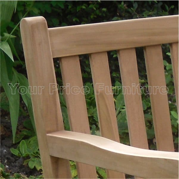 Java 3 Seat Teak Bench Detail
