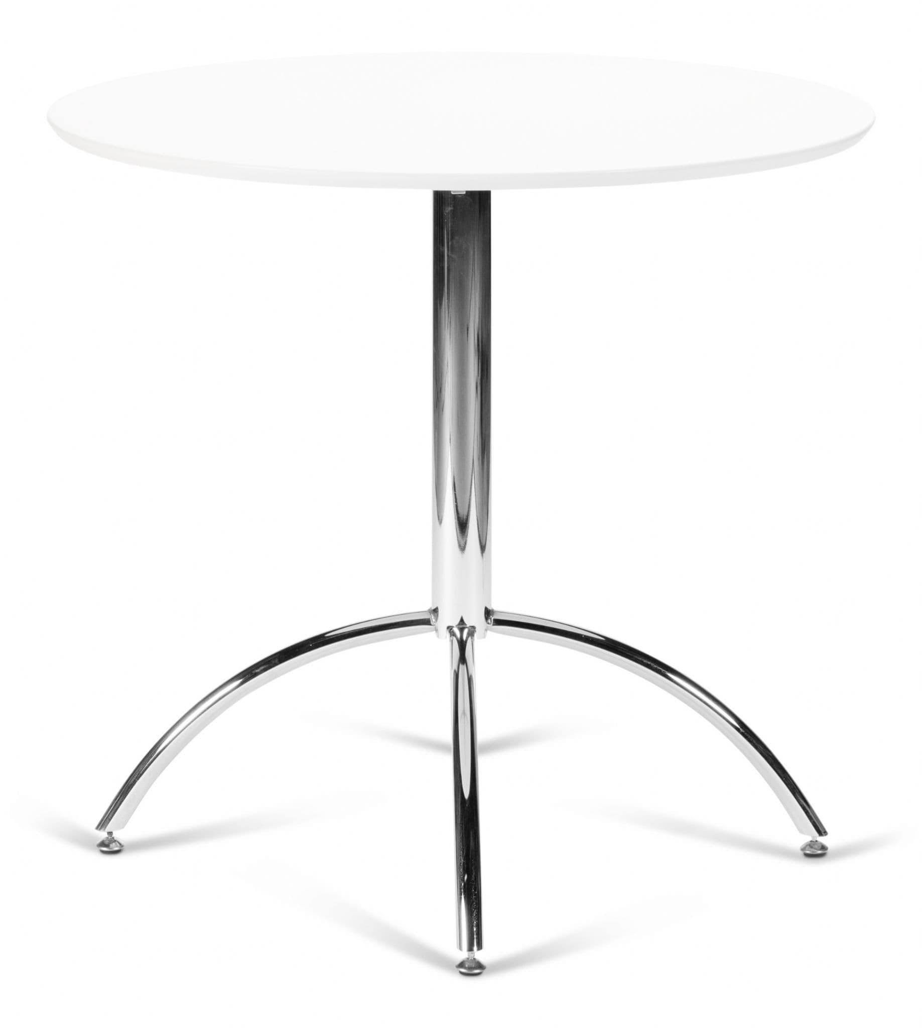 Kimberley Dining Set White Table & 2 Black Chairs - Kimberley White Table