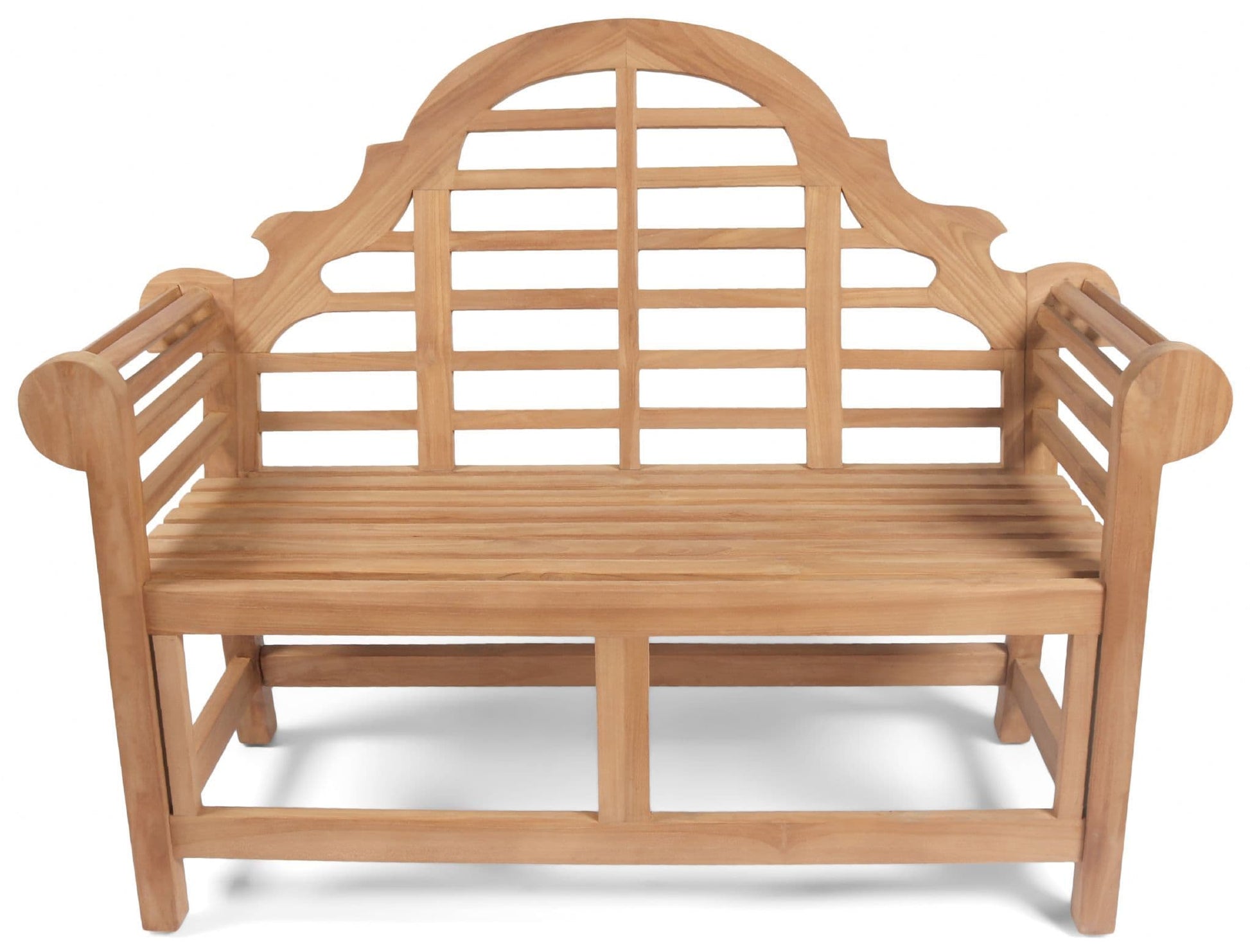 Marlborough 120cm 2 Seat Teak Bench Front