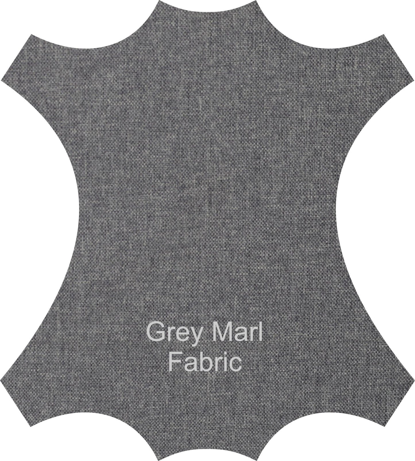 Grey Fabric Torino Dining Chairs Swatch