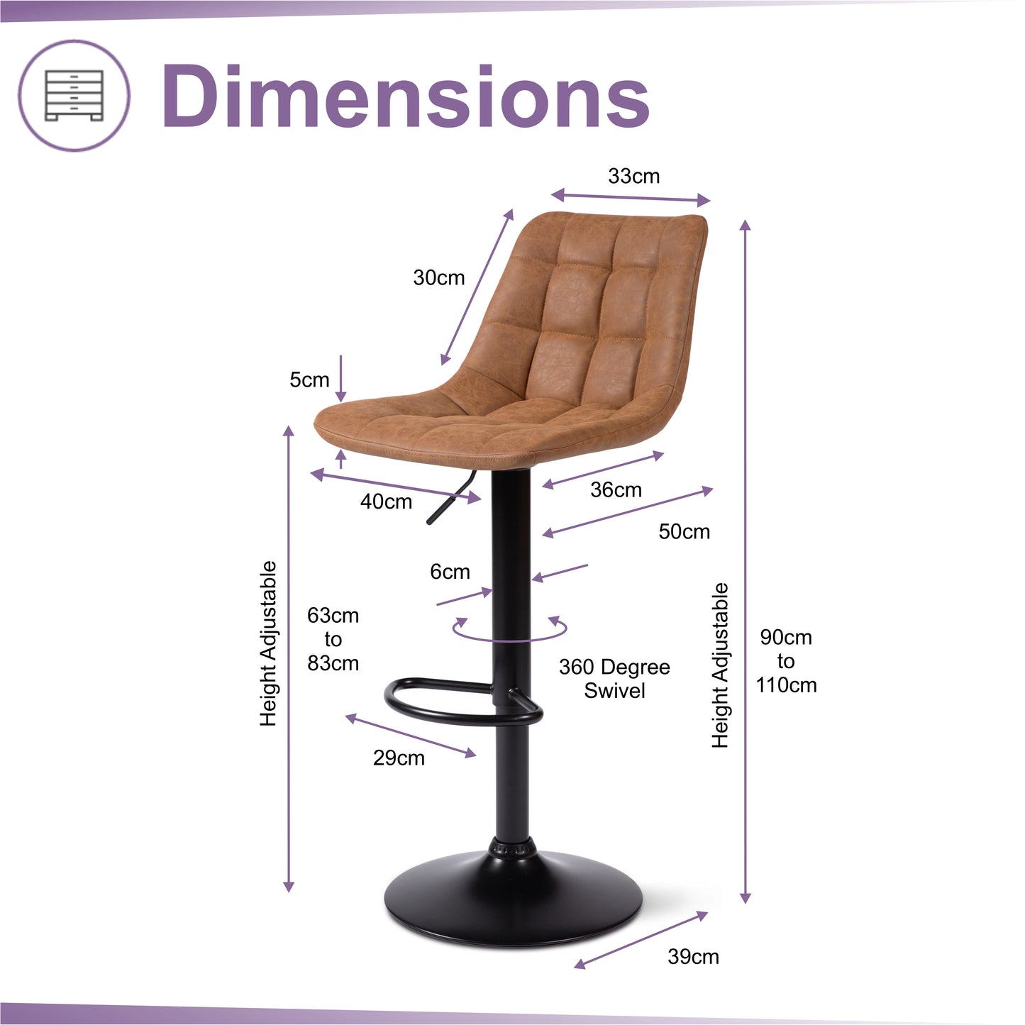 2 Nova Bar Stools Chestnut Brown 1/2 Price Deal