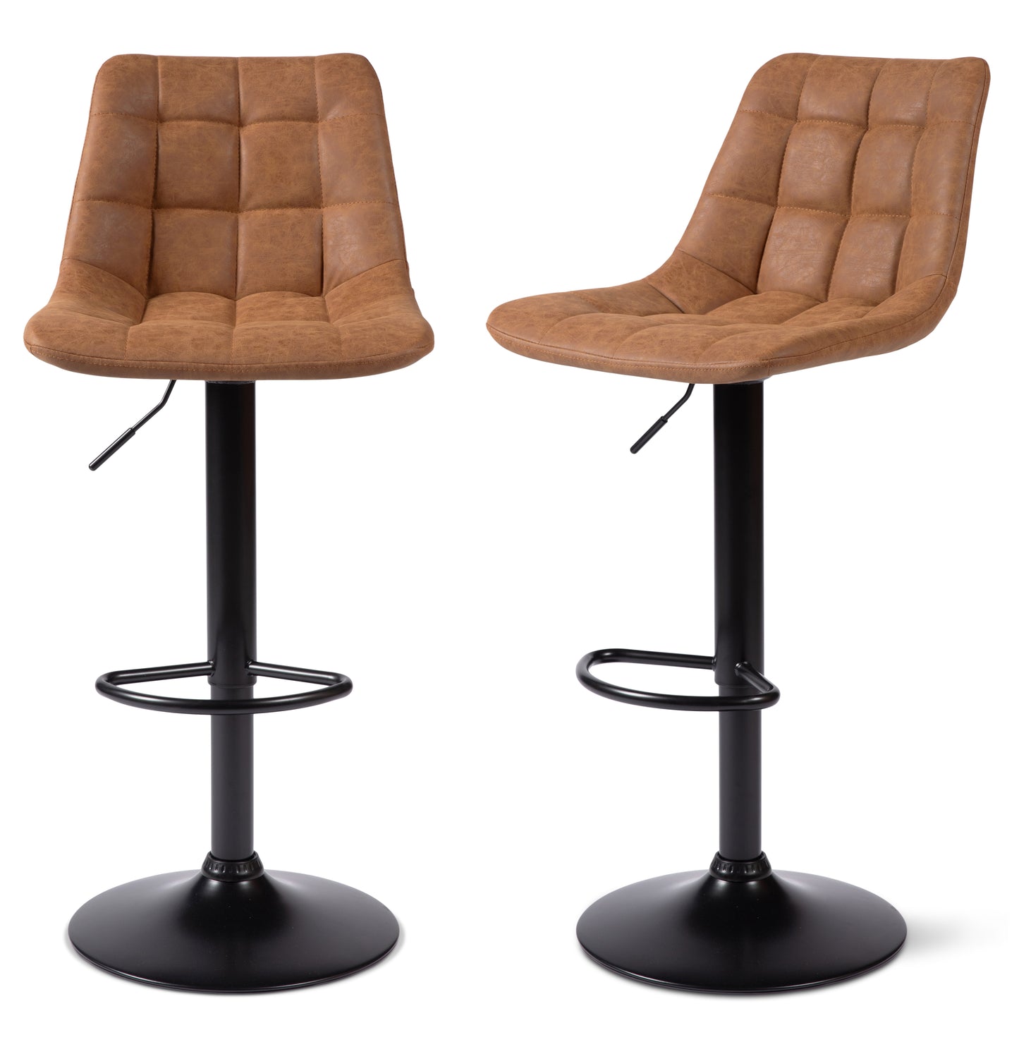 2 Nova Bar Stools Chestnut Brown 1/2 Price Deal